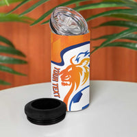 Custom Netherlands Football 4 in 1 Can Cooler Tumbler 2025 Go Champions Holland