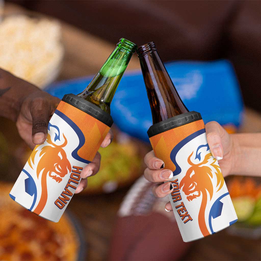 Custom Netherlands Football 4 in 1 Can Cooler Tumbler 2025 Go Champions Holland