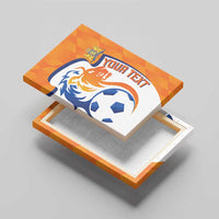 Custom Netherlands Football Canvas Wall Art 2025 Go Champions Holland