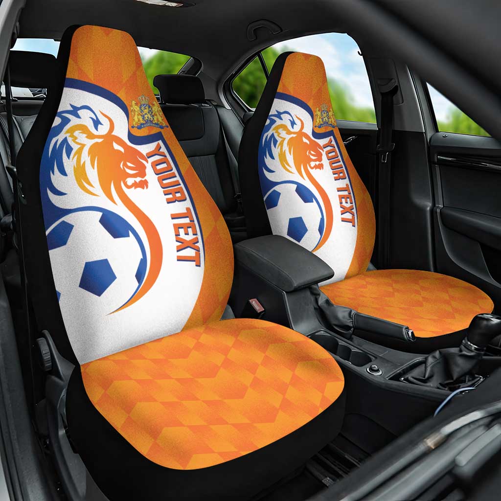 Custom Netherlands Football Car Seat Cover 2025 Go Champions Holland