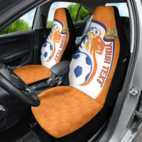 Custom Netherlands Football Car Seat Cover 2025 Go Champions Holland