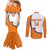Custom Netherlands Football Couples Matching Mermaid Dress and Long Sleeve Button Shirt 2025 Go Champions Holland