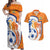 Custom Netherlands Football Couples Matching Off Shoulder Maxi Dress and Hawaiian Shirt 2025 Go Champions Holland