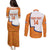 Custom Netherlands Football Couples Matching Puletasi and Long Sleeve Button Shirt 2025 Go Champions Holland