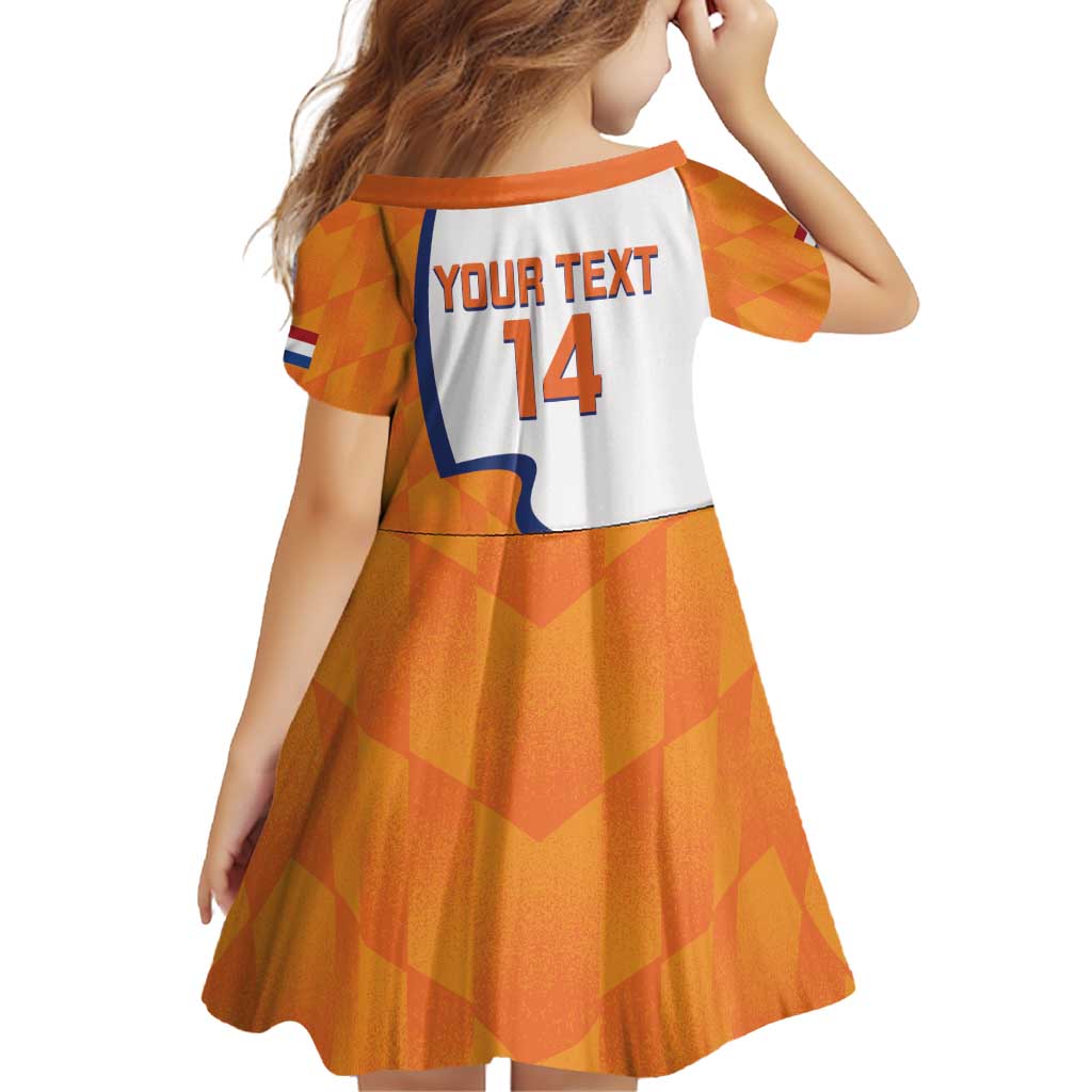 Custom Netherlands Football Family Matching Off Shoulder Short Dress and Hawaiian Shirt 2025 Go Champions Holland