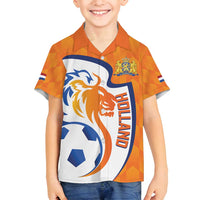 Custom Netherlands Football Family Matching Off Shoulder Short Dress and Hawaiian Shirt 2025 Go Champions Holland