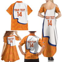 Custom Netherlands Football Family Matching Summer Maxi Dress and Hawaiian Shirt 2025 Go Champions Holland