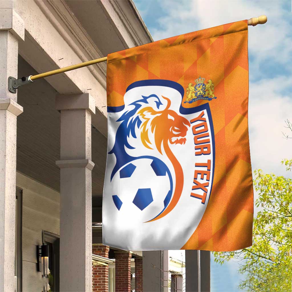 Custom Netherlands Football Garden Flag 2025 Go Champions Holland