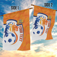 Custom Netherlands Football Garden Flag 2025 Go Champions Holland
