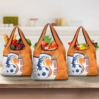 Custom Netherlands Football Grocery Bag 2025 Go Champions Holland