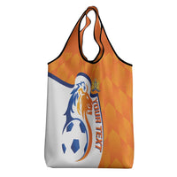Custom Netherlands Football Grocery Bag 2025 Go Champions Holland
