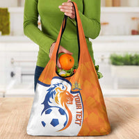 Custom Netherlands Football Grocery Bag 2025 Go Champions Holland