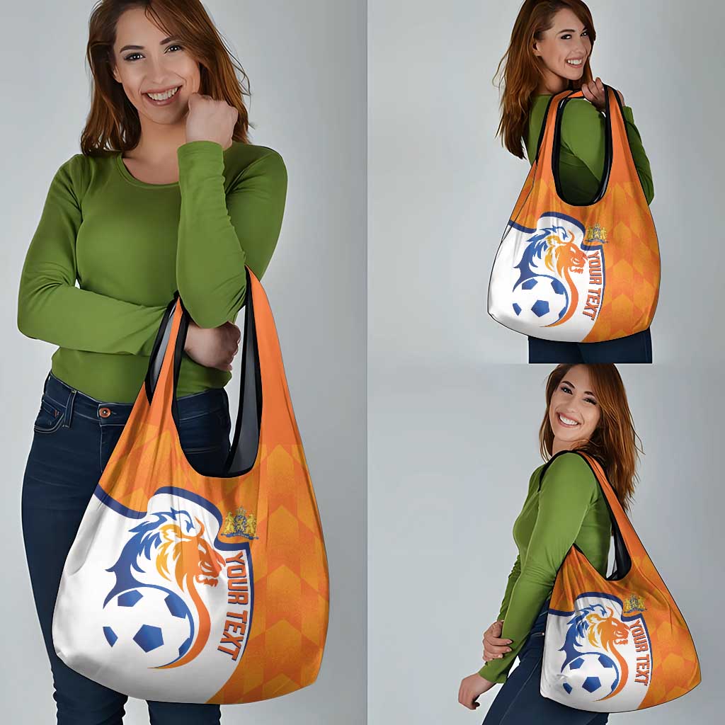 Custom Netherlands Football Grocery Bag 2025 Go Champions Holland