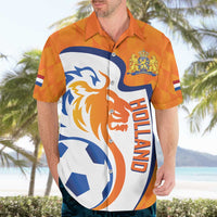 Custom Netherlands Football Hawaiian Shirt 2025 Go Champions Holland