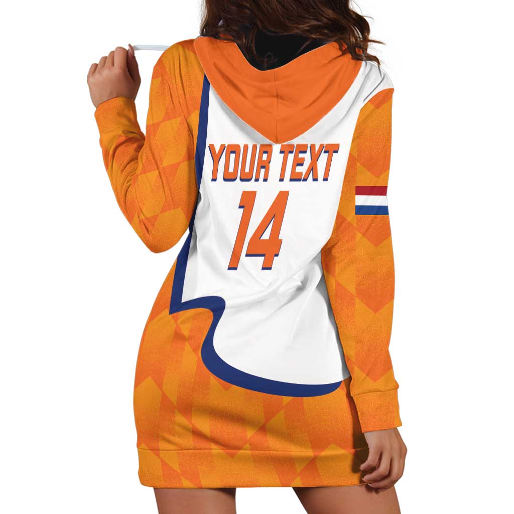 Custom Netherlands Football Hoodie Dress 2025 Go Champions Holland