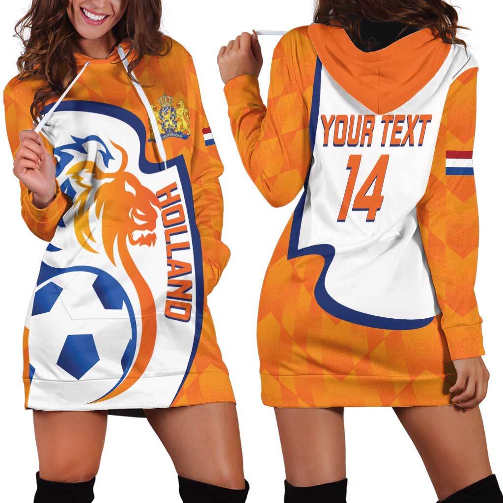 Custom Netherlands Football Hoodie Dress 2025 Go Champions Holland
