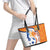 Custom Netherlands Football Leather Tote Bag 2025 Go Champions Holland