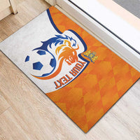 Custom Netherlands Football Rubber Doormat 2025 Go Champions Holland