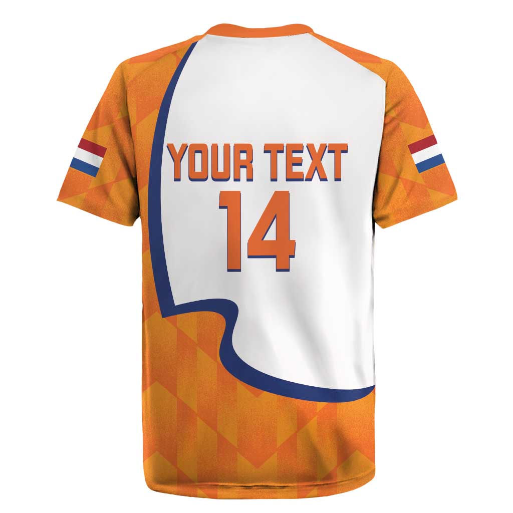 Custom Netherlands Football Rugby Jersey 2025 Go Champions Holland