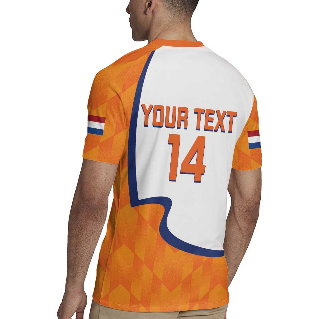 Custom Netherlands Football Rugby Jersey 2025 Go Champions Holland
