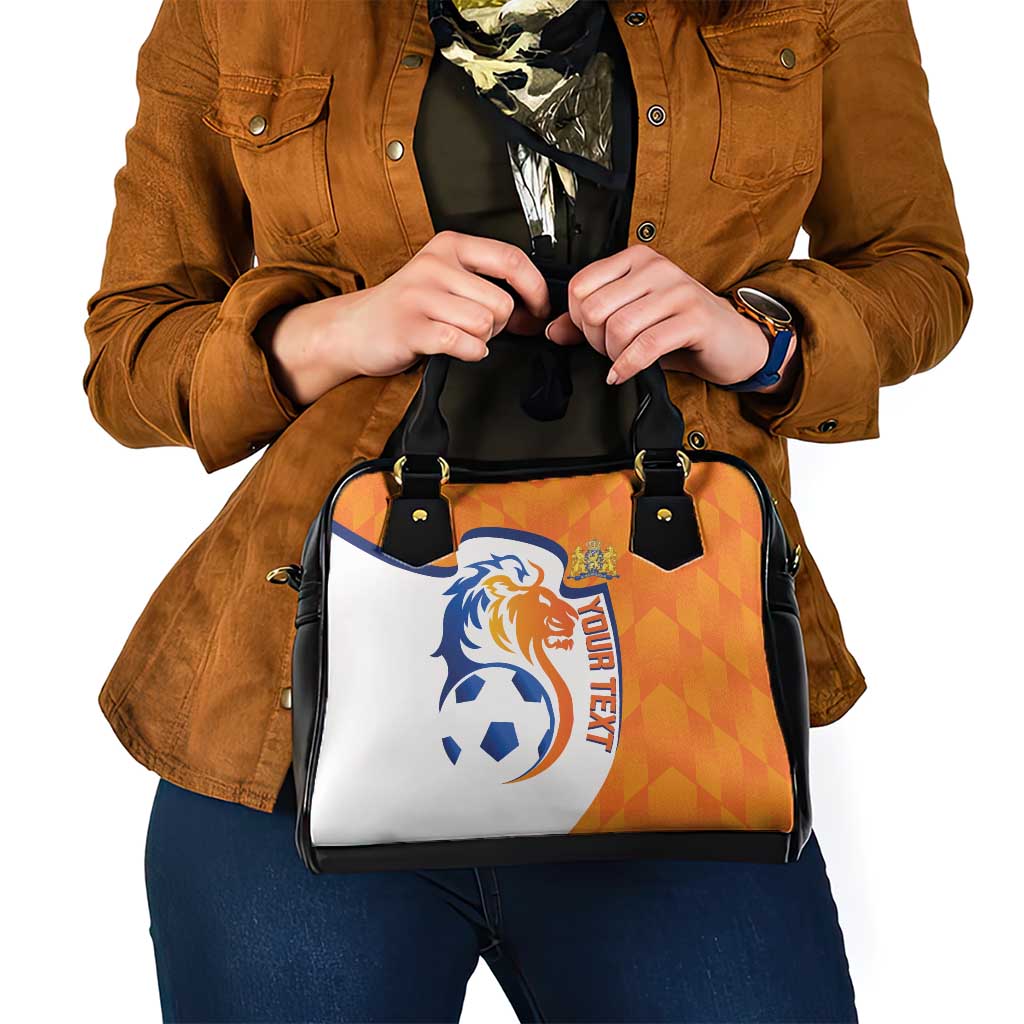 Custom Netherlands Football Shoulder Handbag 2025 Go Champions Holland