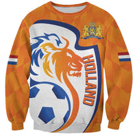 Custom Netherlands Football Sweatshirt 2025 Go Champions Holland