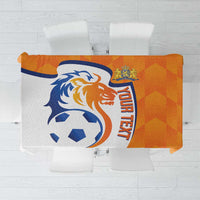 Custom Netherlands Football Tablecloth 2025 Go Champions Holland