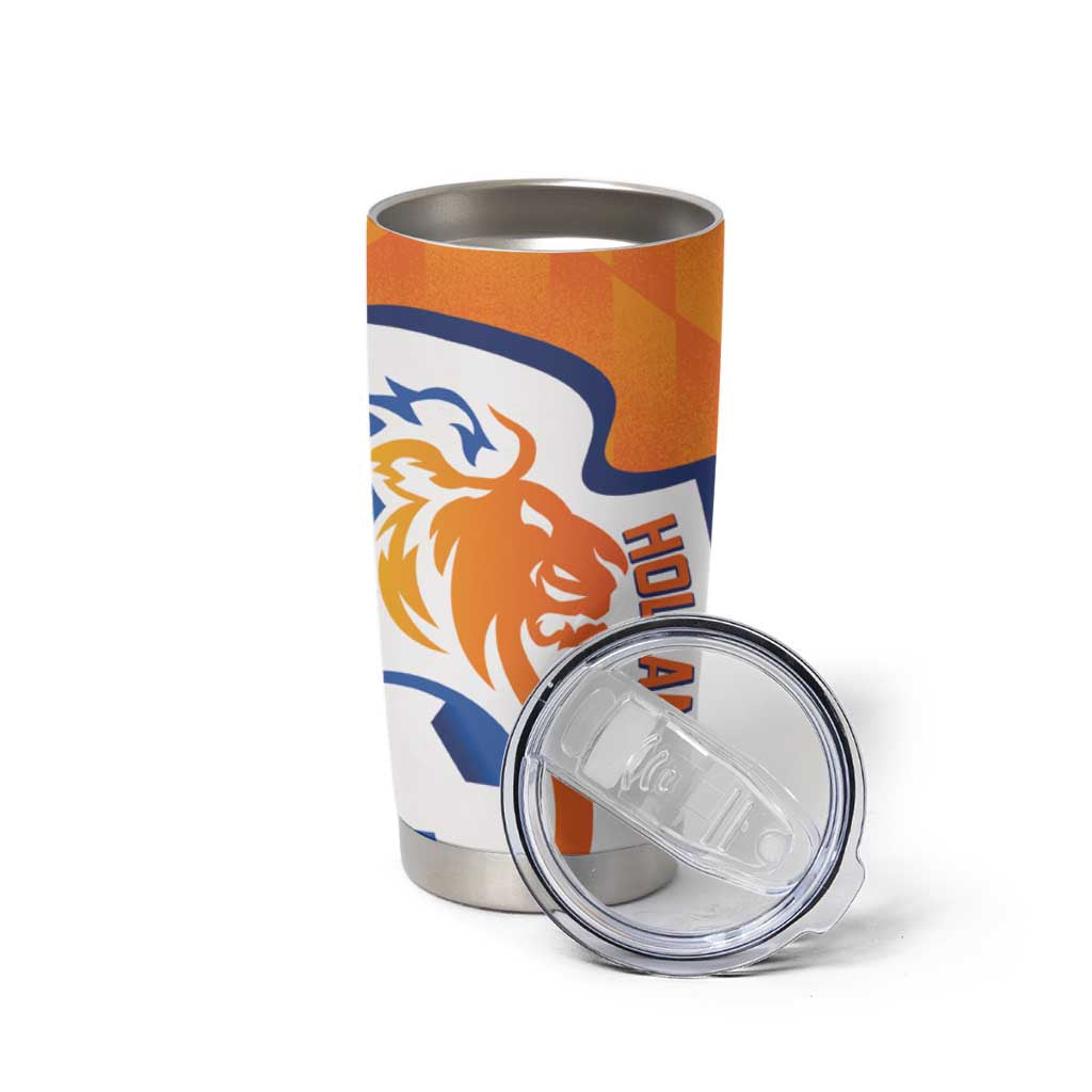 Custom Netherlands Football Tumbler Cup 2025 Go Champions Holland