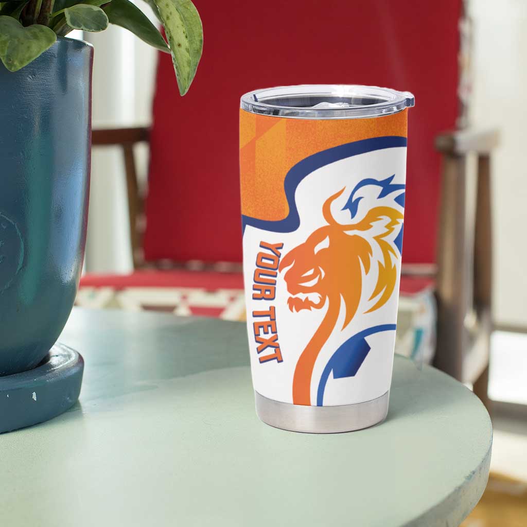 Custom Netherlands Football Tumbler Cup 2025 Go Champions Holland