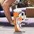 Custom Netherlands Football Tumbler With Handle 2025 Go Champions Holland