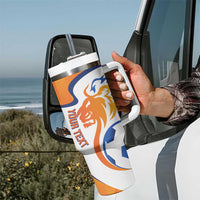 Custom Netherlands Football Tumbler With Handle 2025 Go Champions Holland