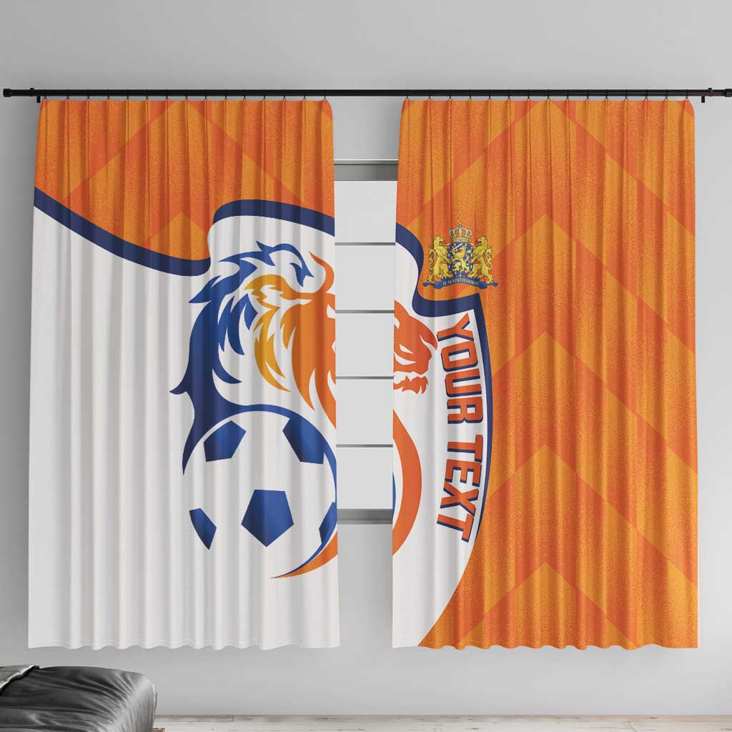 Custom Netherlands Football Window Curtain 2025 Go Champions Holland