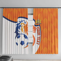 Custom Netherlands Football Window Curtain 2025 Go Champions Holland