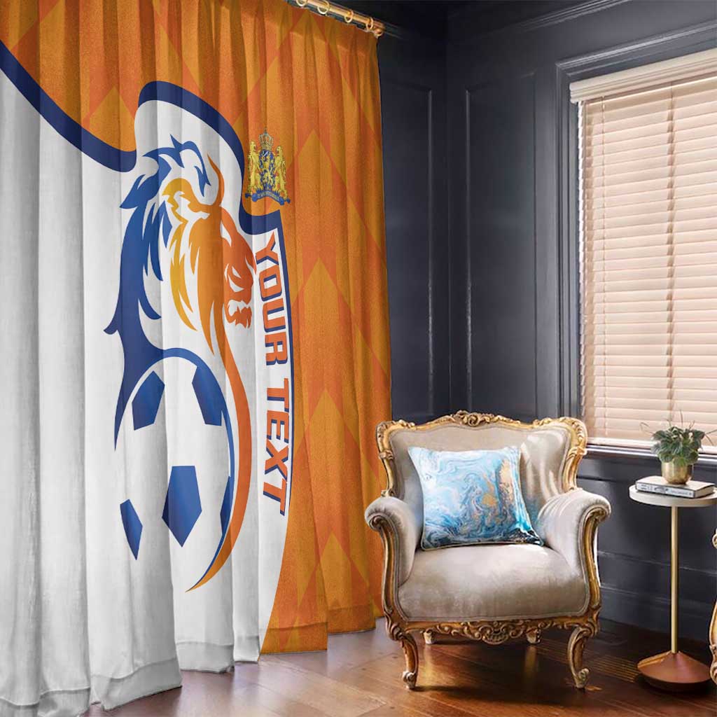 Custom Netherlands Football Window Curtain 2025 Go Champions Holland