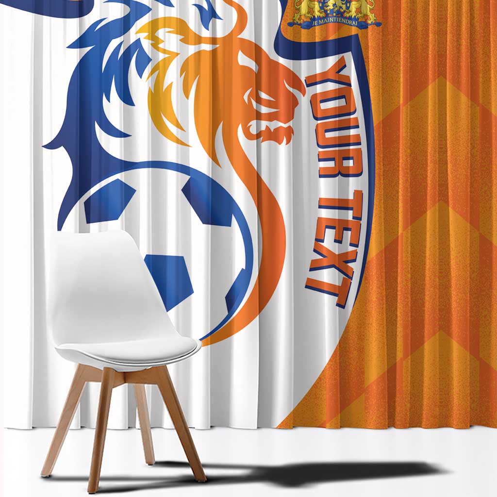 Custom Netherlands Football Window Curtain 2025 Go Champions Holland