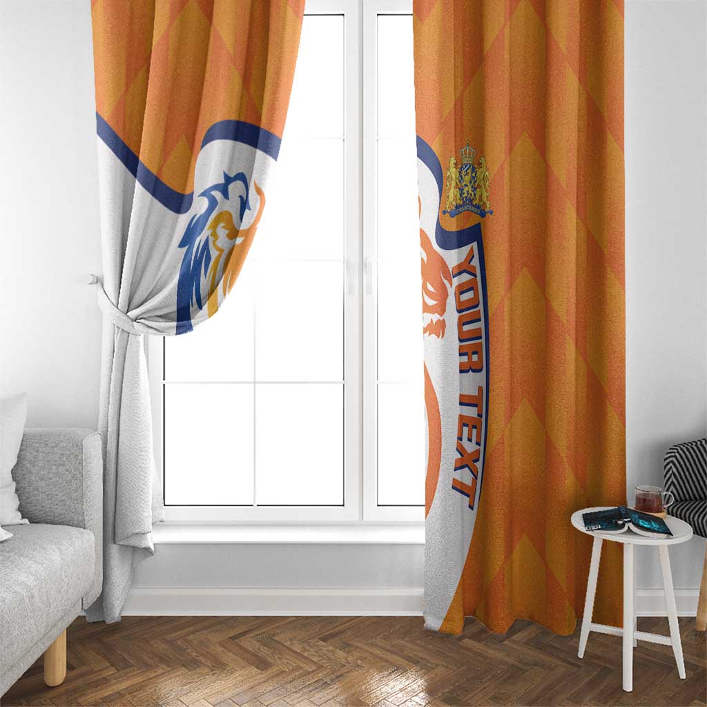 Custom Netherlands Football Window Curtain 2025 Go Champions Holland