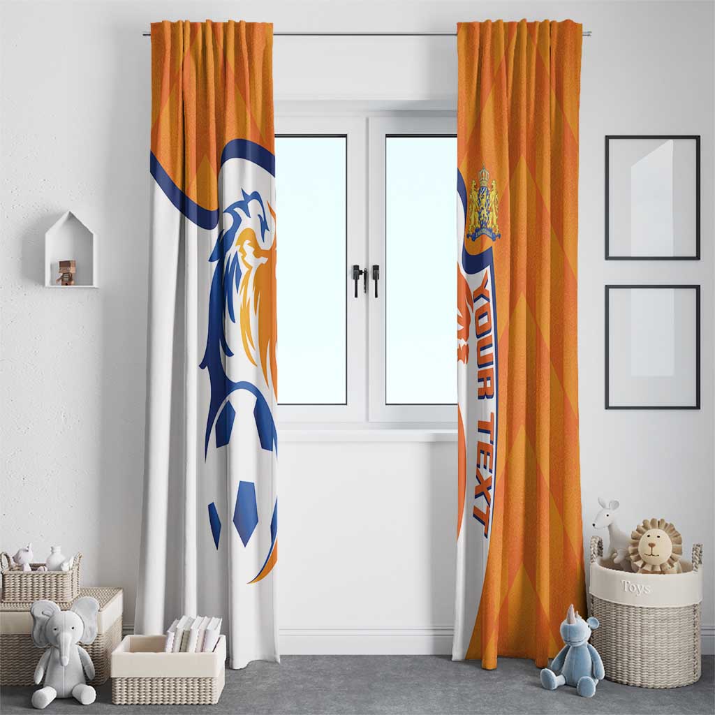 Custom Netherlands Football Window Curtain 2025 Go Champions Holland