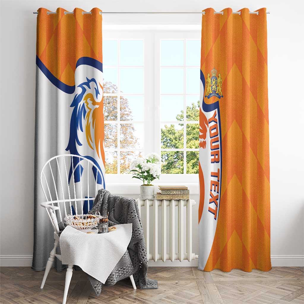 Custom Netherlands Football Window Curtain 2025 Go Champions Holland