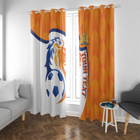 Custom Netherlands Football Window Curtain 2025 Go Champions Holland