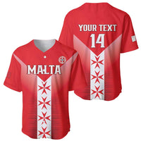 Custom Malta Football Baseball Jersey Maltese Cross Sporty Style