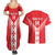 Custom Malta Football Couples Matching Summer Maxi Dress and Hawaiian Shirt Maltese Cross Sporty Style