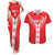 Custom Malta Football Couples Matching Tank Maxi Dress and Hawaiian Shirt Maltese Cross Sporty Style