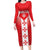 Custom Malta Football Family Matching Long Sleeve Bodycon Dress and Hawaiian Shirt Maltese Cross Sporty Style