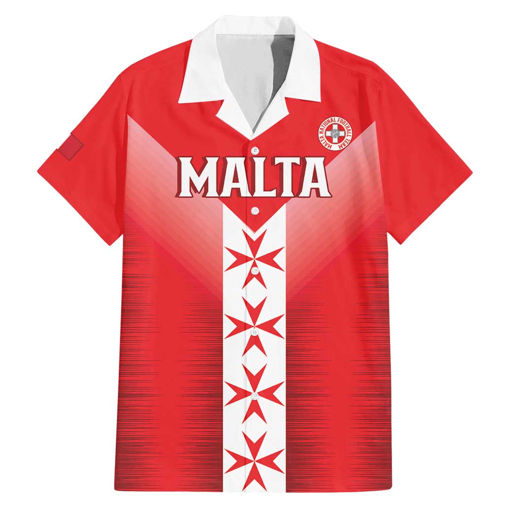 Custom Malta Football Family Matching Mermaid Dress and Hawaiian Shirt Maltese Cross Sporty Style