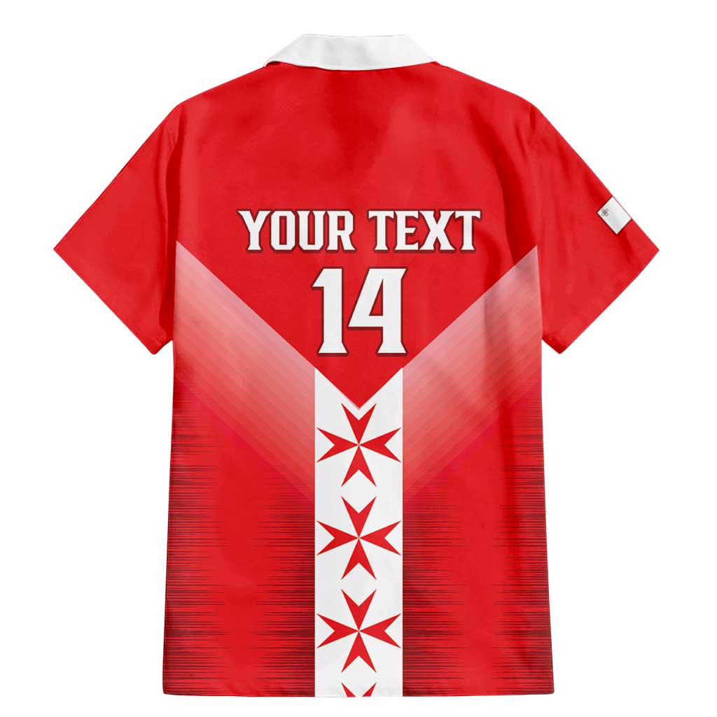 Custom Malta Football Family Matching Mermaid Dress and Hawaiian Shirt Maltese Cross Sporty Style