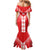 Custom Malta Football Family Matching Mermaid Dress and Hawaiian Shirt Maltese Cross Sporty Style
