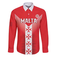Custom Malta Football Family Matching Puletasi and Hawaiian Shirt Maltese Cross Sporty Style