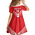Custom Malta Football Family Matching Short Sleeve Bodycon Dress and Hawaiian Shirt Maltese Cross Sporty Style