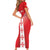 Custom Malta Football Family Matching Short Sleeve Bodycon Dress and Hawaiian Shirt Maltese Cross Sporty Style