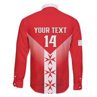 Custom Malta Football Family Matching Tank Maxi Dress and Hawaiian Shirt Maltese Cross Sporty Style